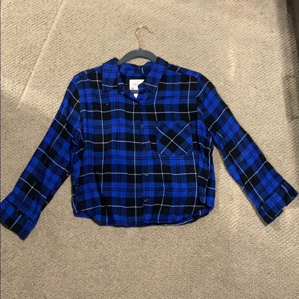 Crop flannel from Forever 21
